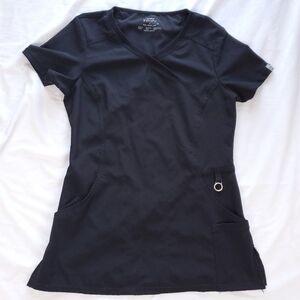 Cherokee Infinity Mock Wrap Scrub Top XXS